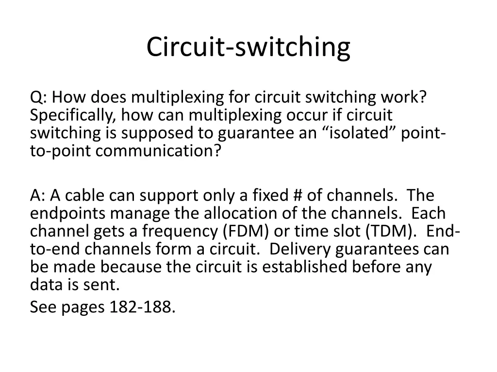 circuit switching 1