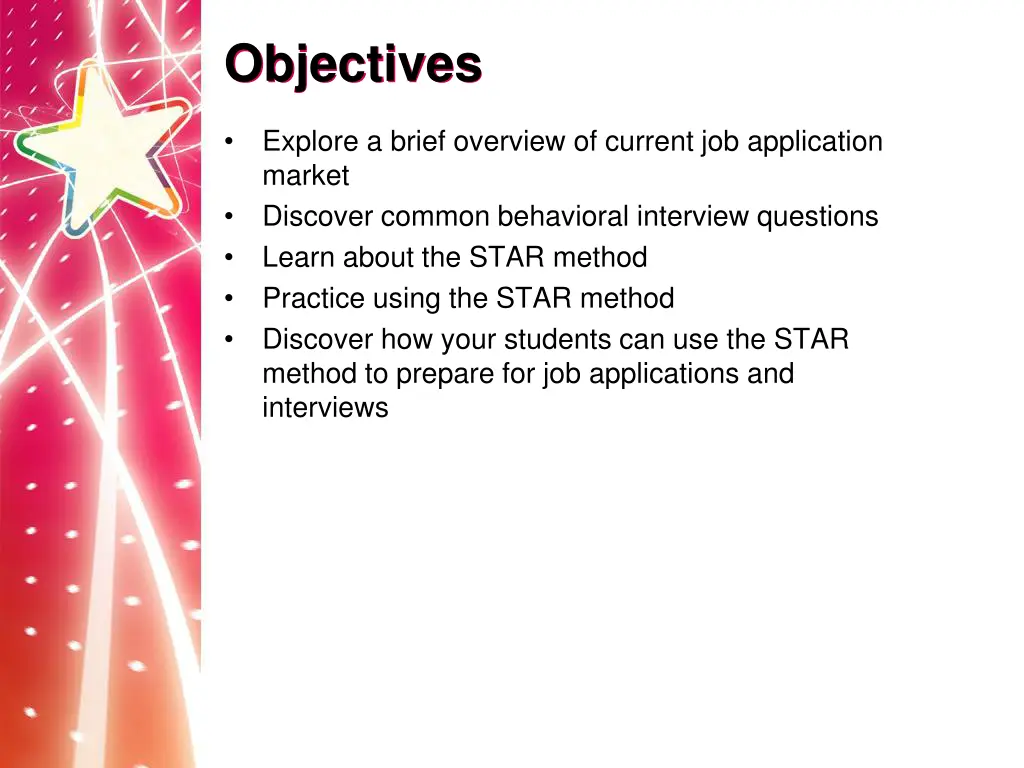 objectives
