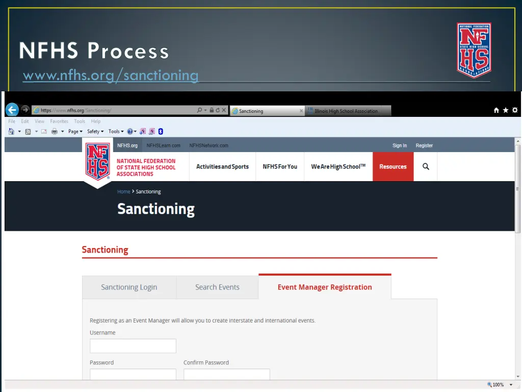 nfhs process www nfhs org sanctioning