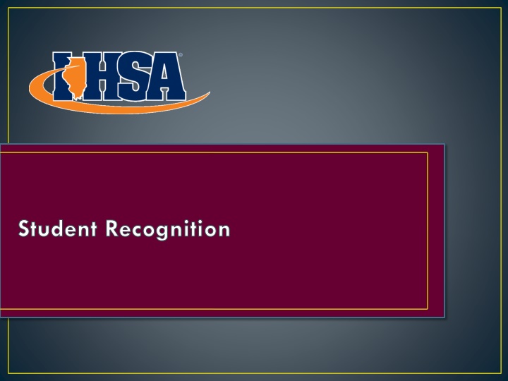 student recognition
