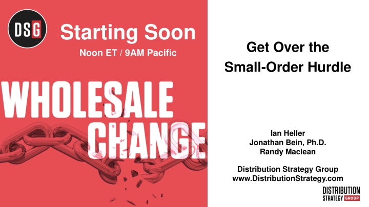 starting soon noon et 9am pacific