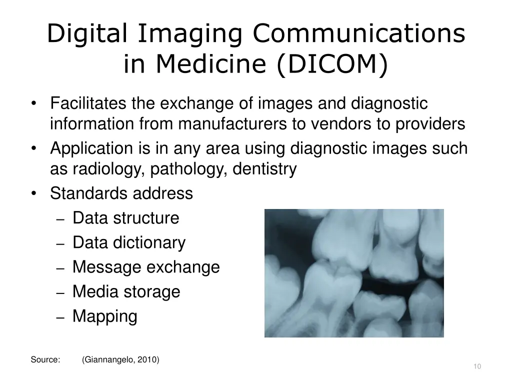 digital imaging communications in medicine dicom