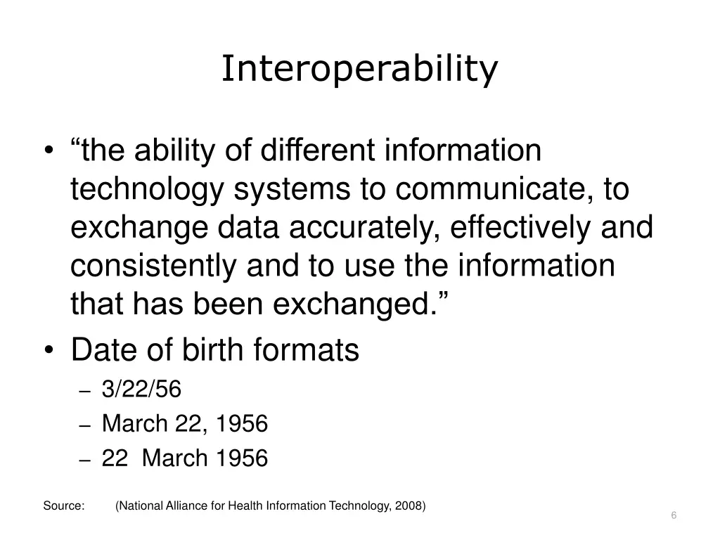 interoperability