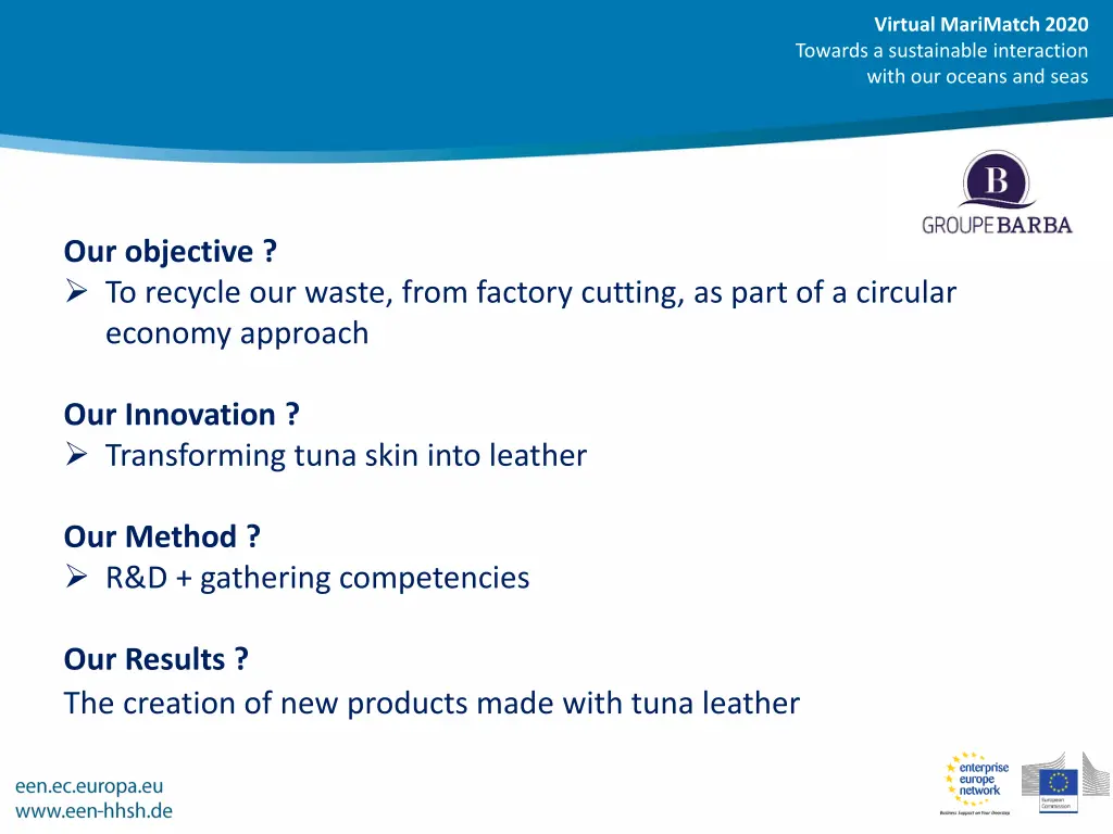 virtual marimatch 2020 towards a sustainable