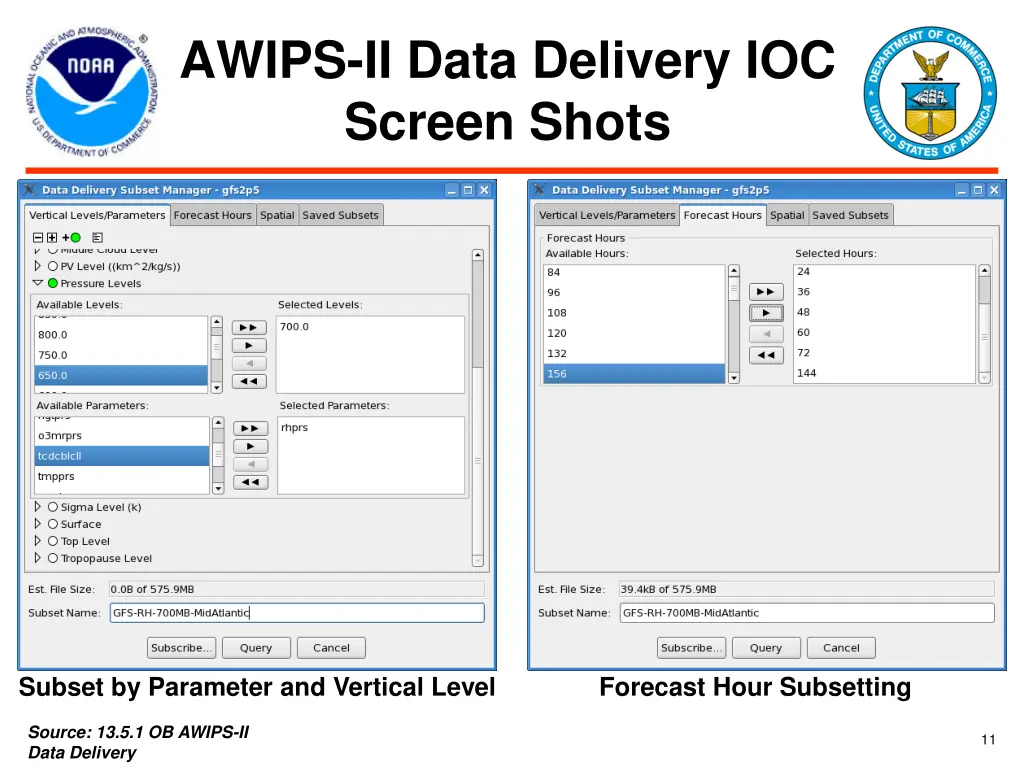 awips ii data delivery ioc screen shots 1