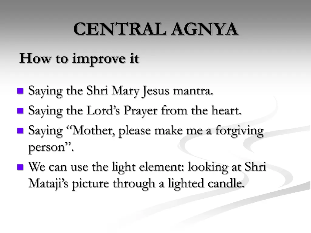 central agnya 2