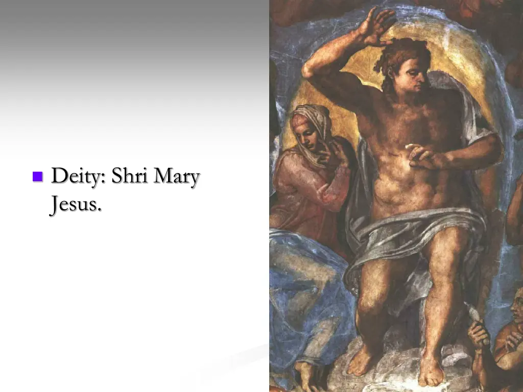 deity shri mary jesus