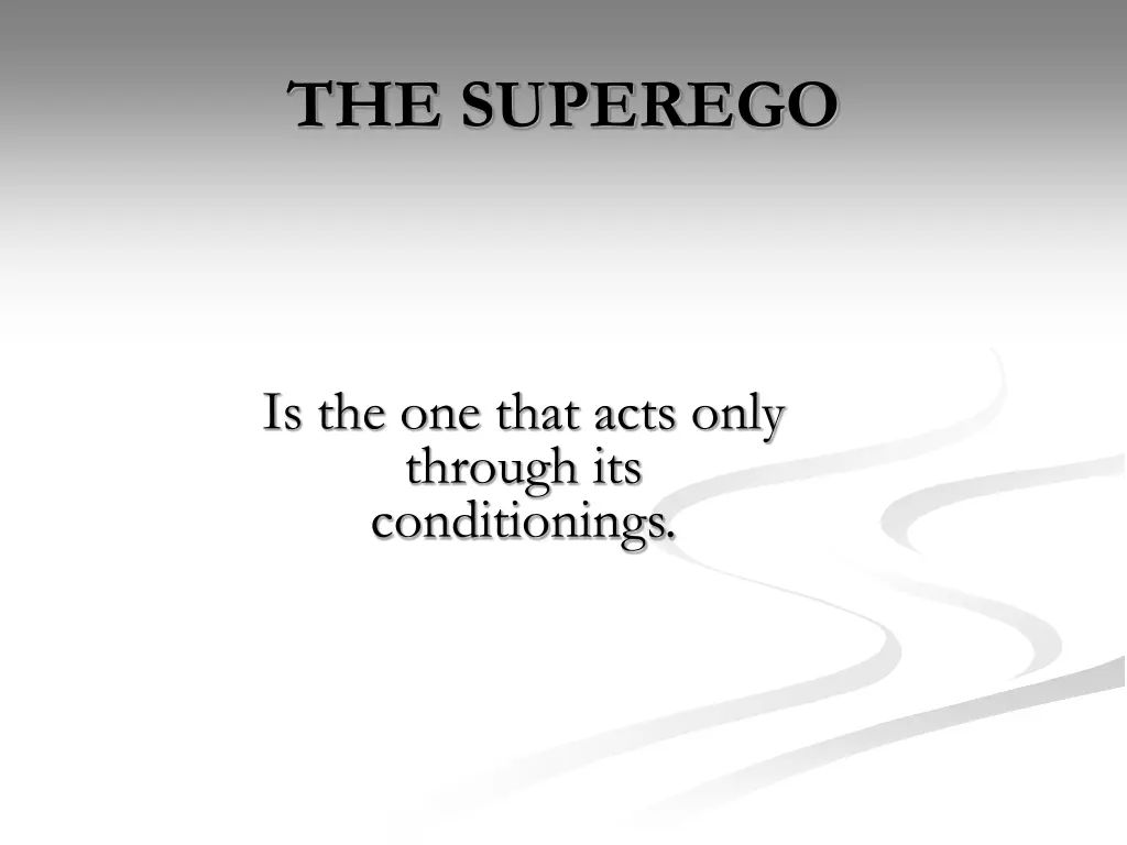 the superego