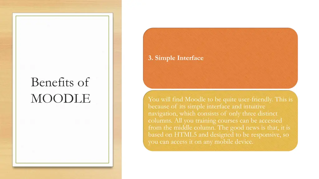 3 simple interface