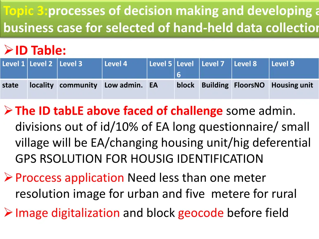 topic 3 processes of decision making