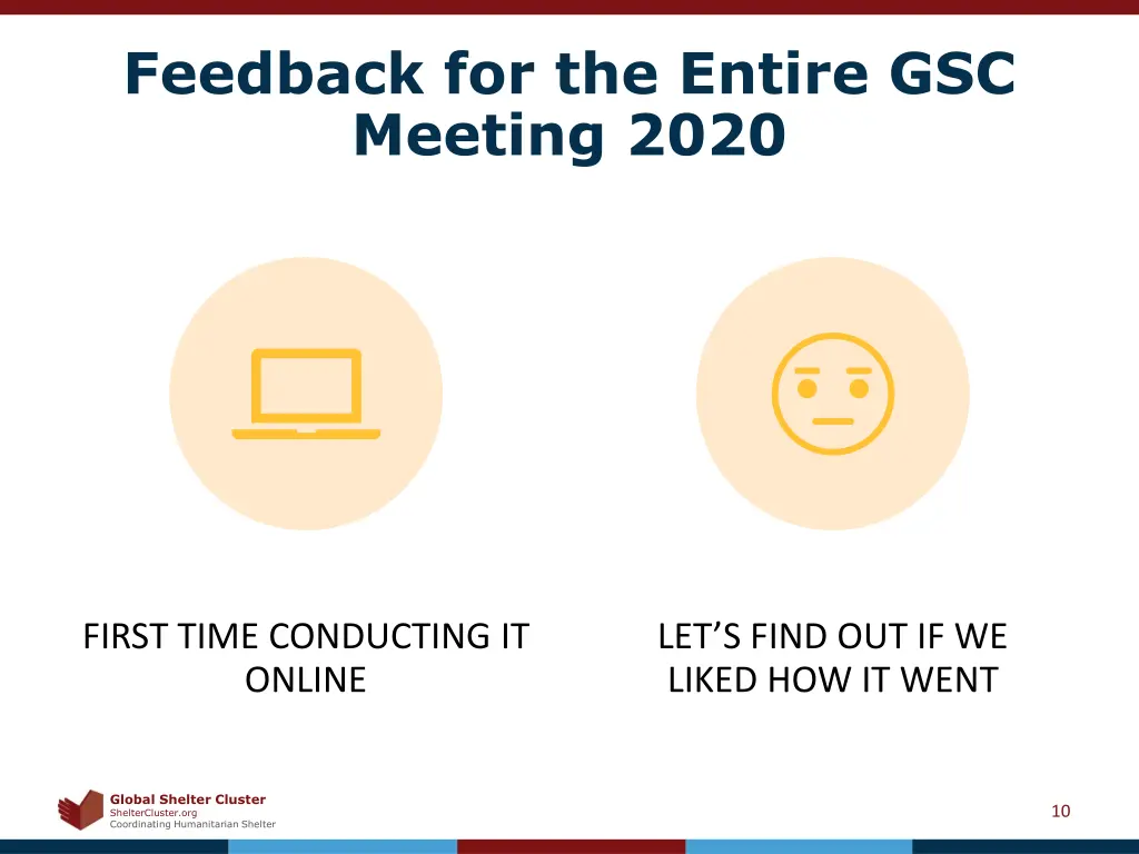 feedback for the entire gsc meeting 2020