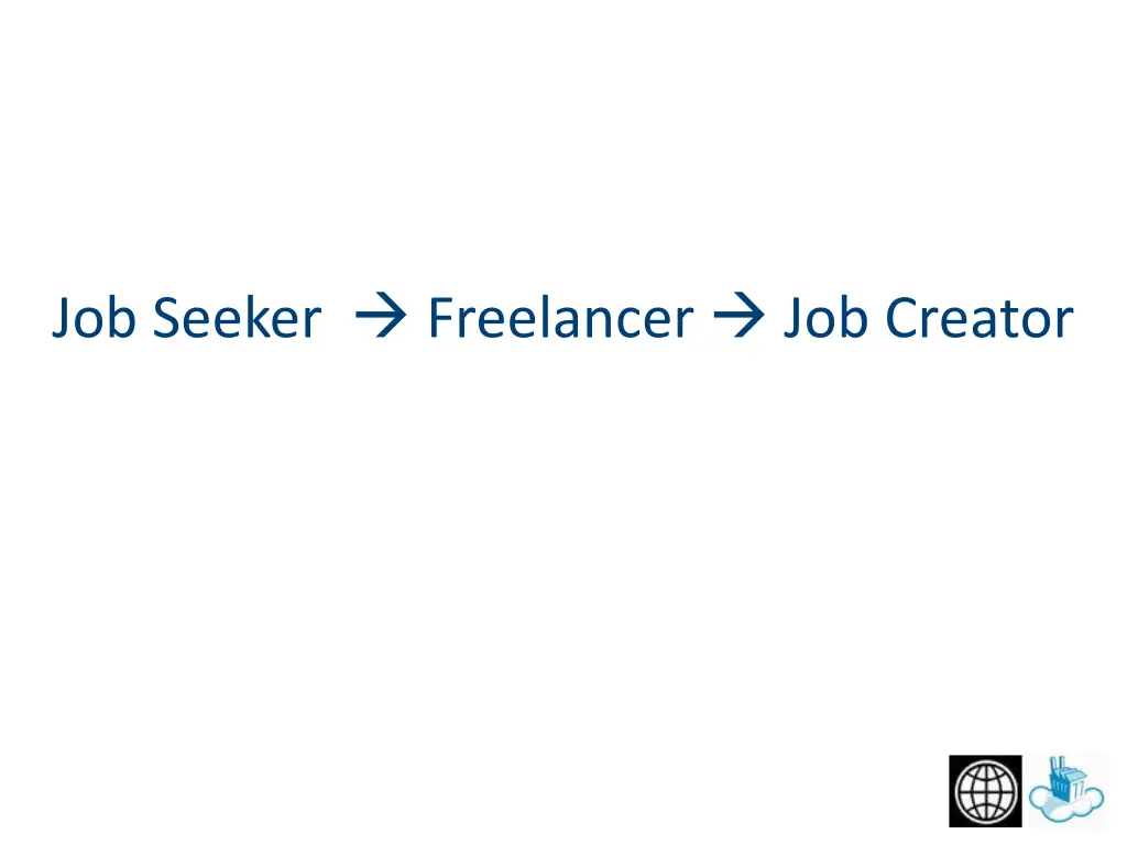 job seeker freelancer job creator