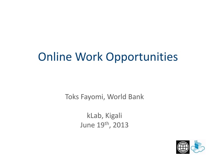 online work opportunities
