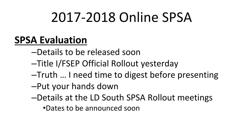 2017 2018 online spsa 1