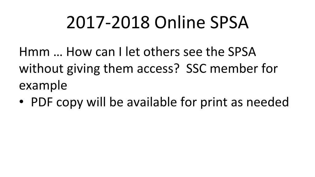 2017 2018 online spsa 15