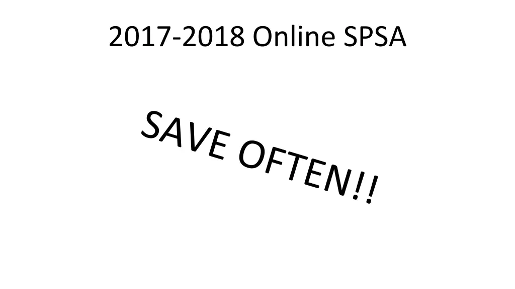 2017 2018 online spsa 16