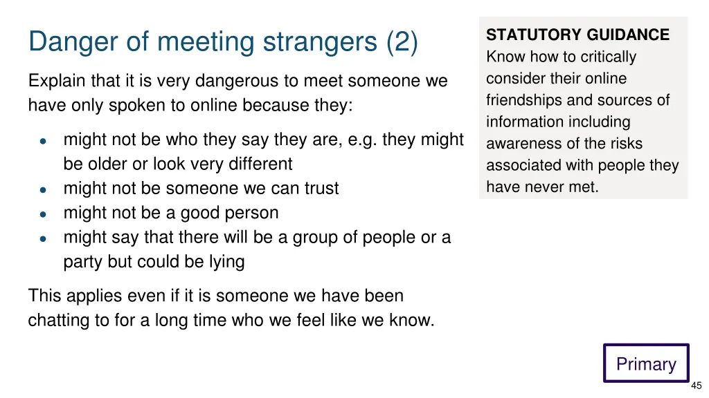 danger of meeting strangers 2