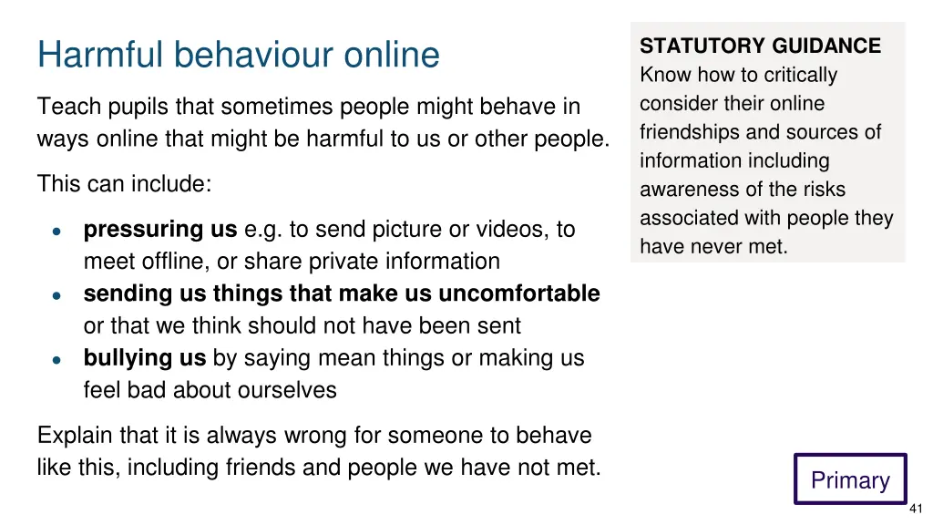 harmful behaviour online