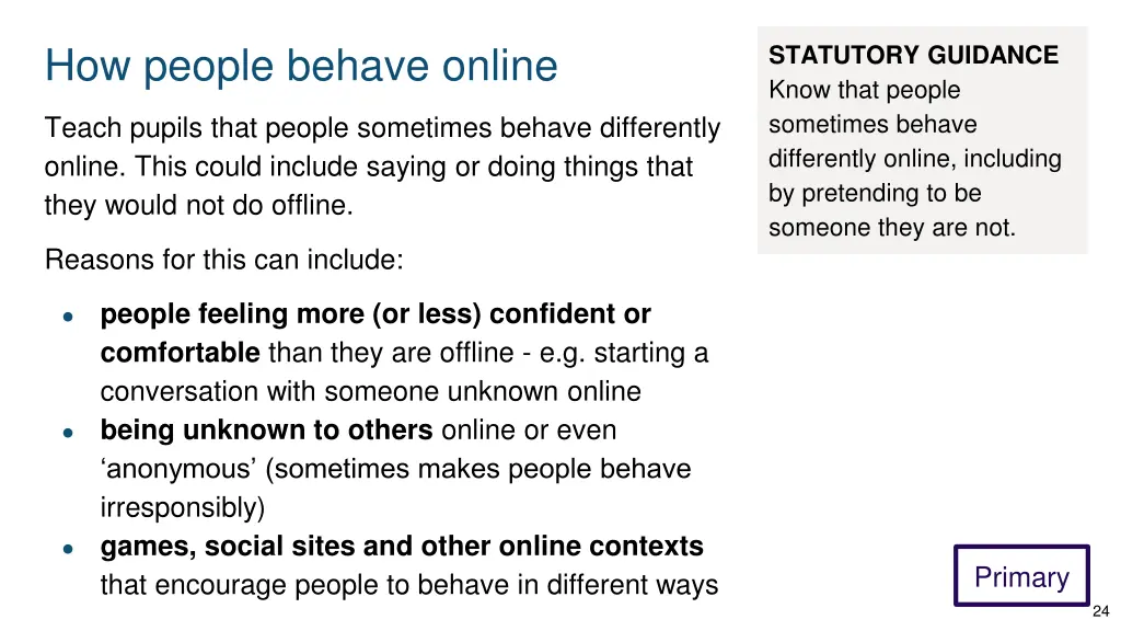 how people behave online