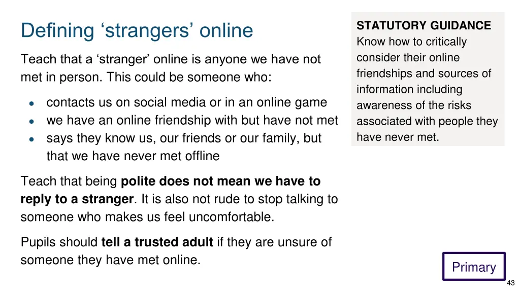 statutory guidance know how to critically