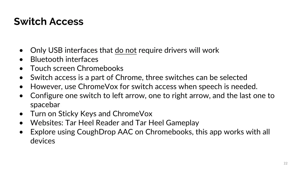 switch access