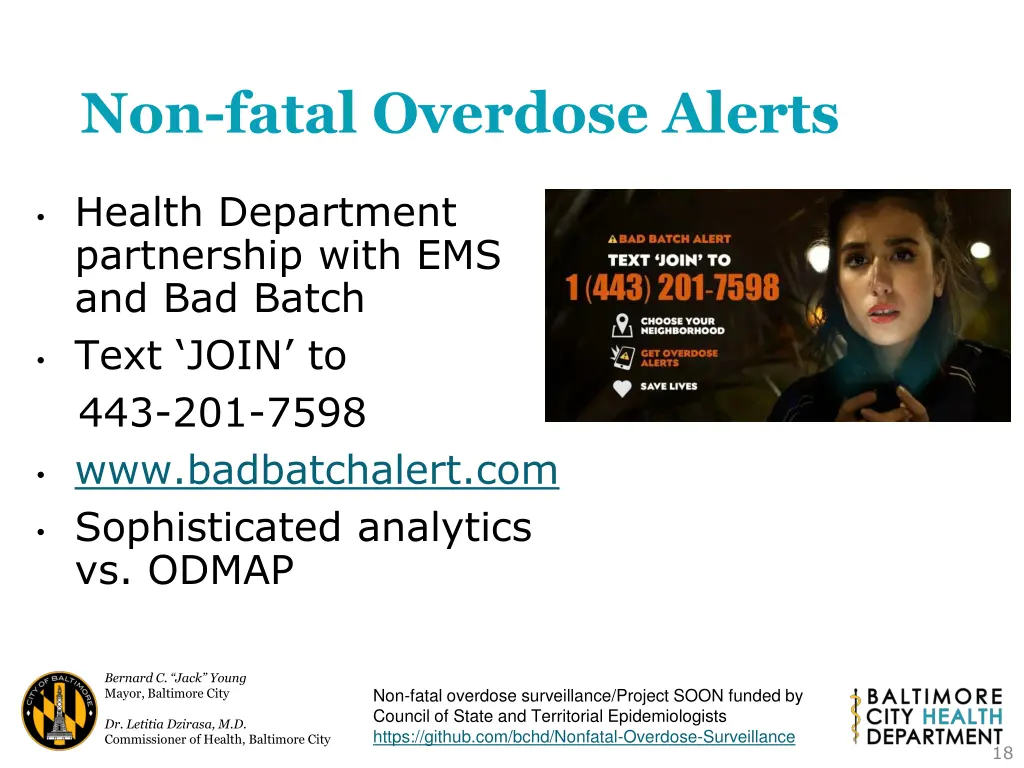 non fatal overdose alerts
