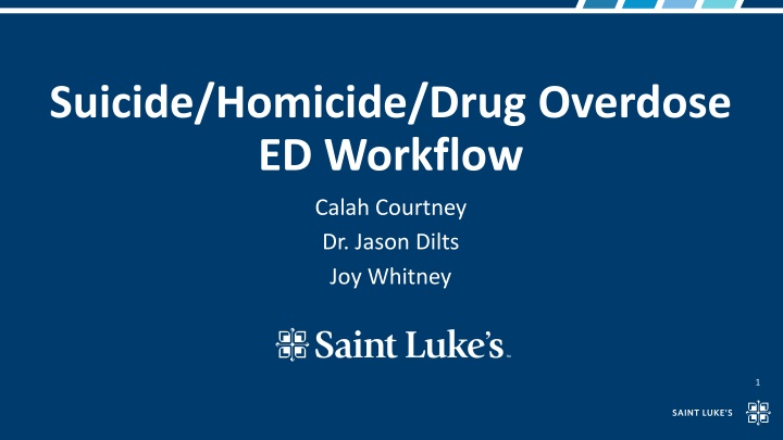 suicide homicide drug overdose ed workflow