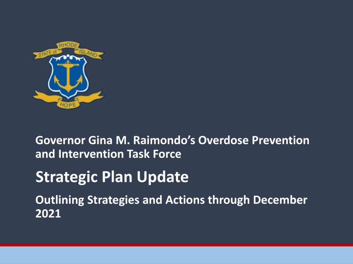 governor gina m raimondo s overdose prevention