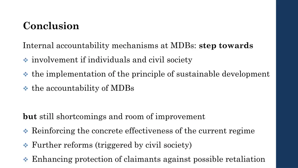 conclusion
