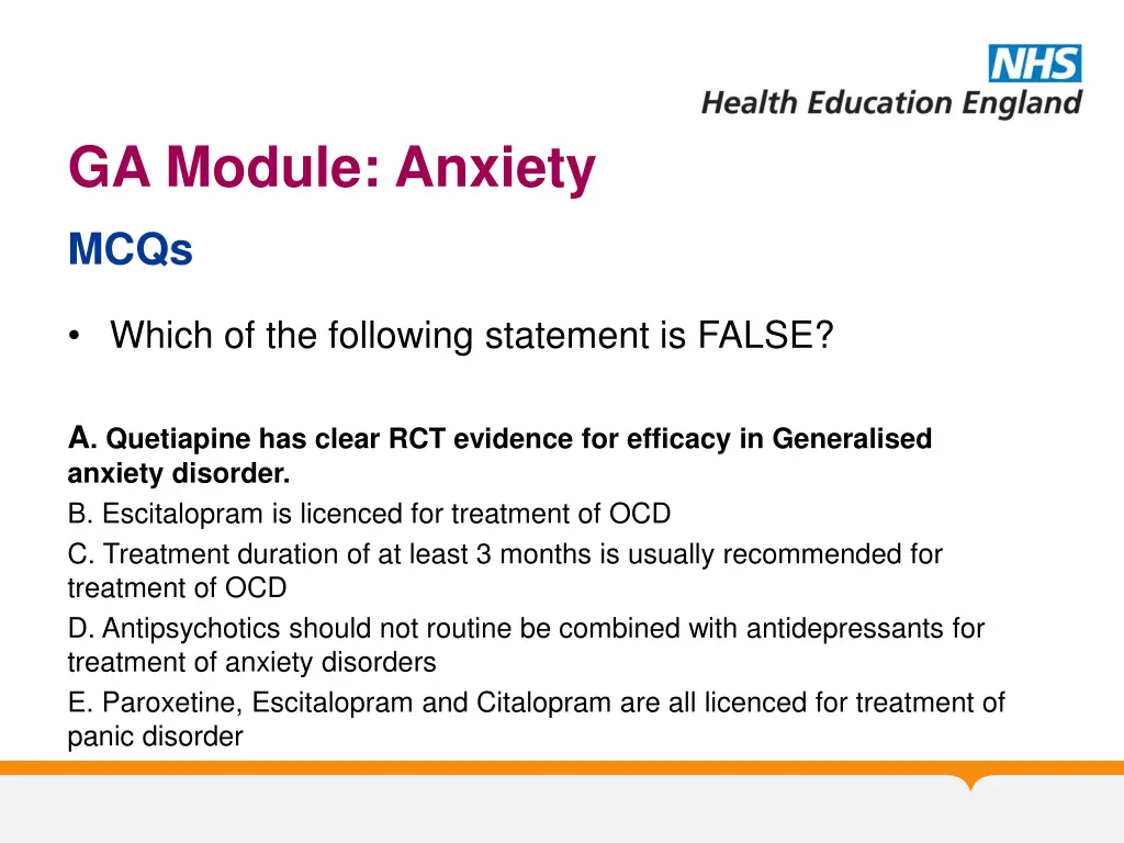 ga module anxiety 12