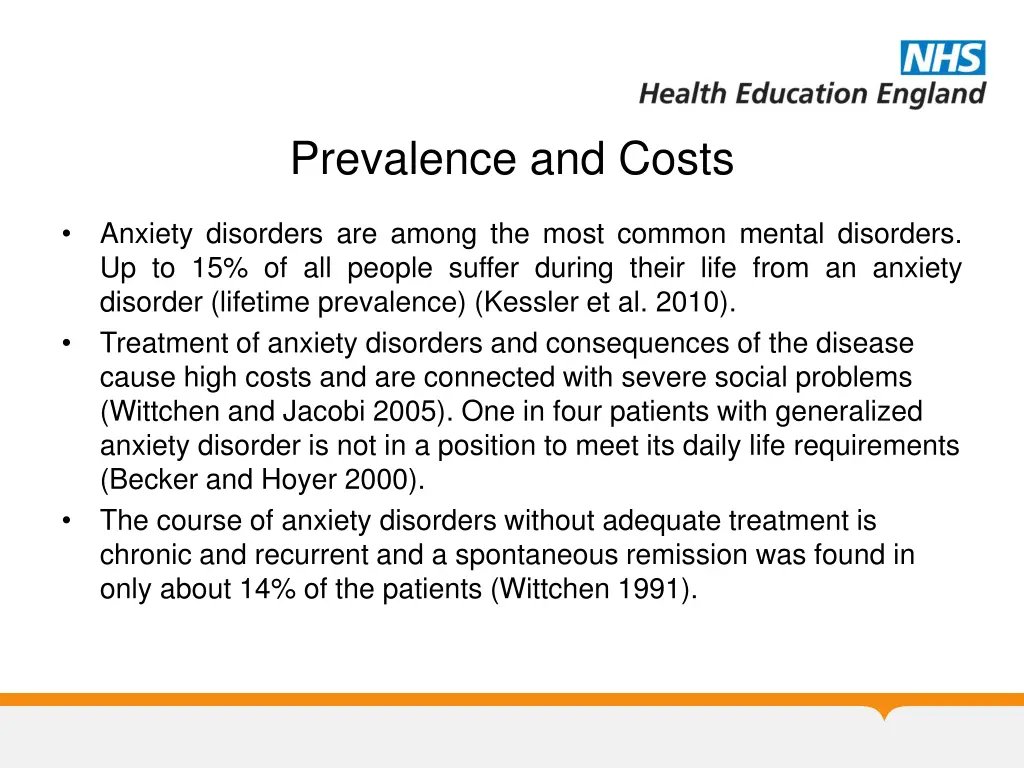 prevalence and costs