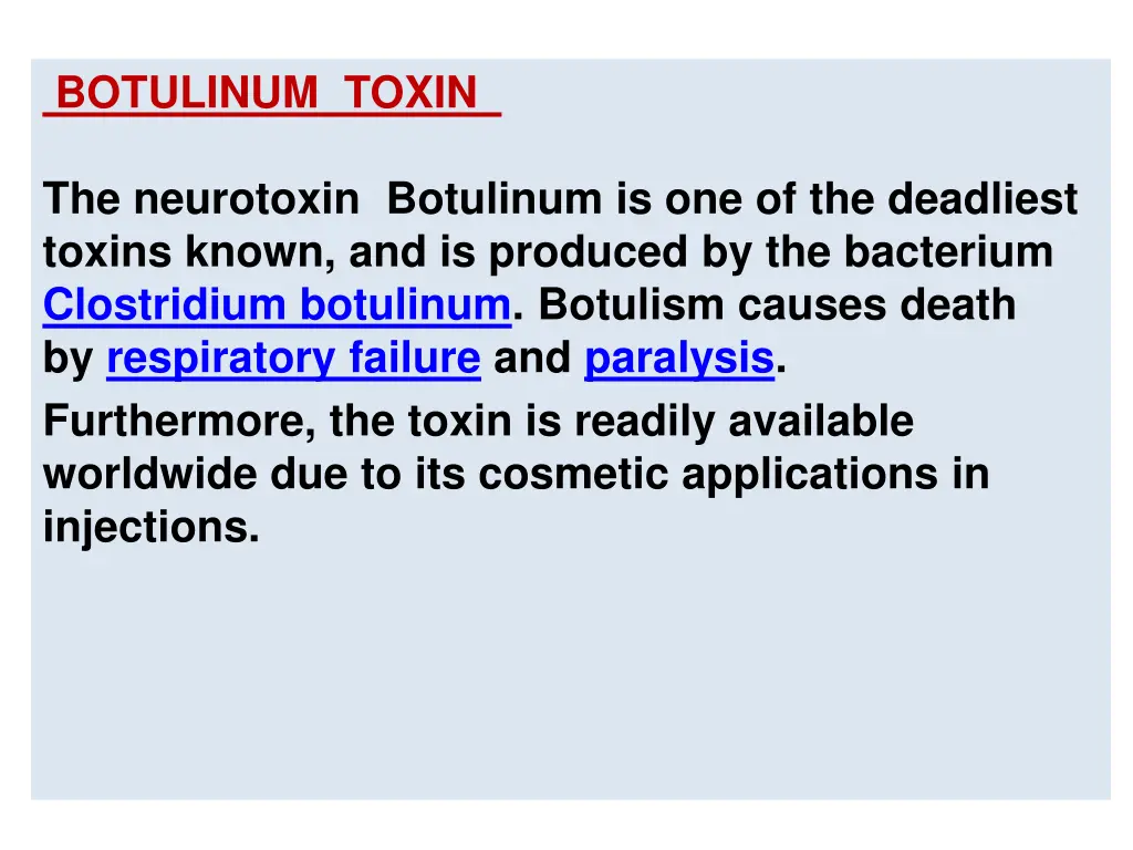 botulinum toxin