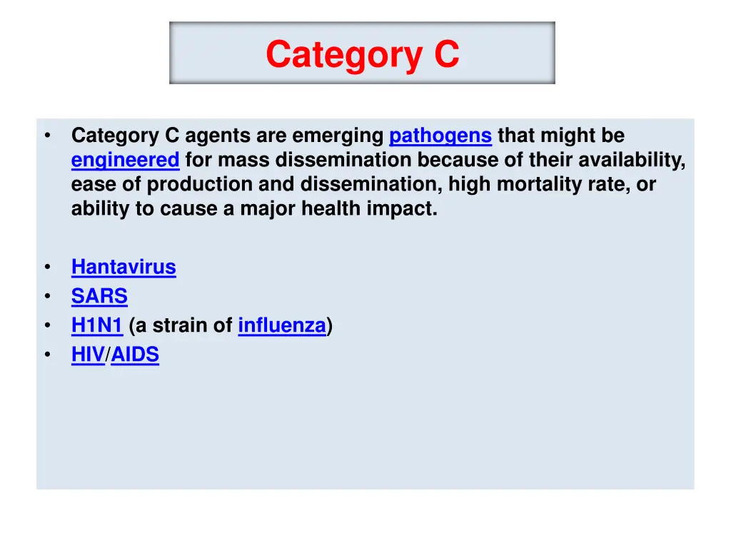 category c