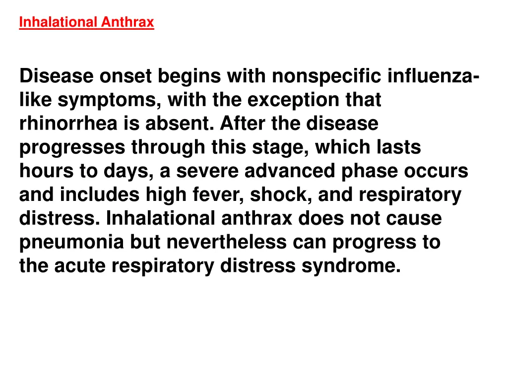 inhalational anthrax