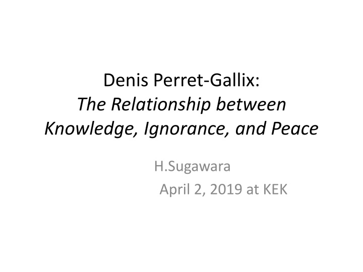 denis perret gallix the relationship between