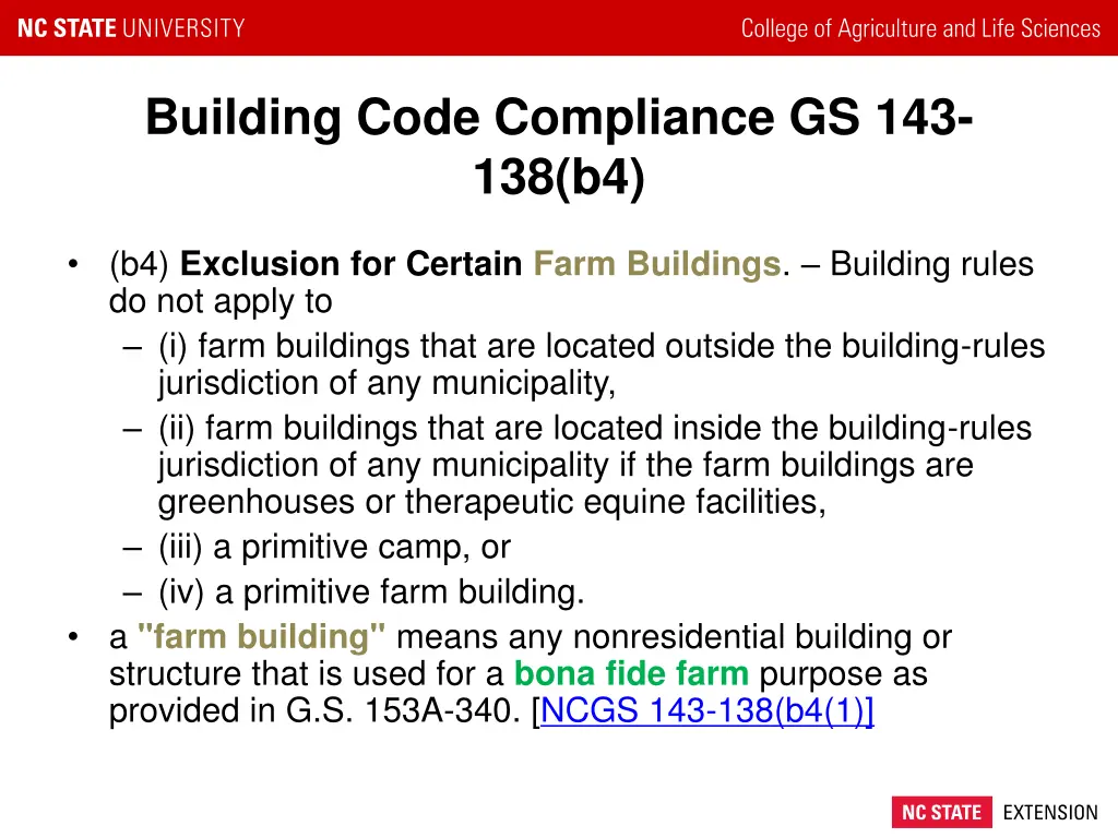 building code compliance gs 143 138 b4
