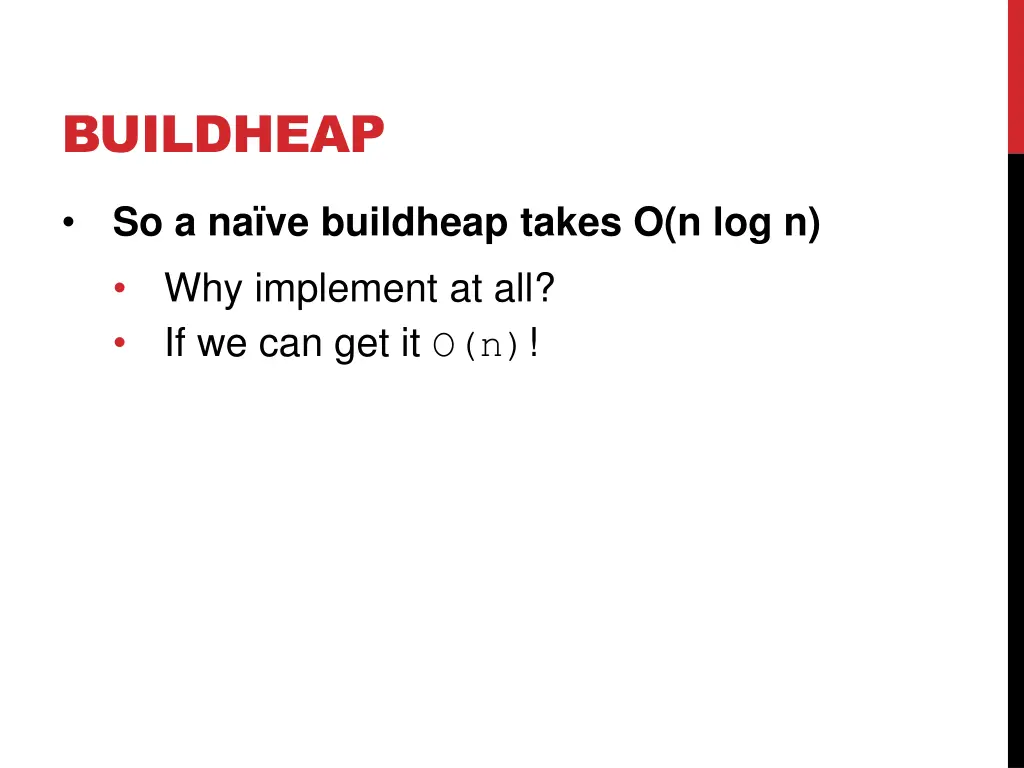 buildheap 1