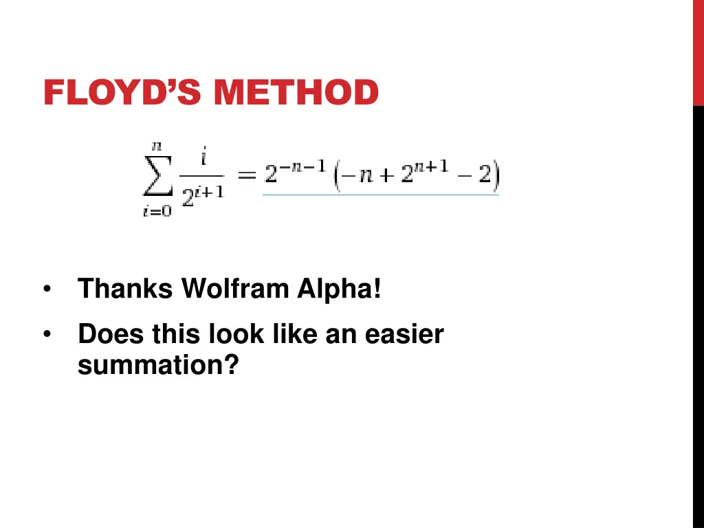 floyd s method 2