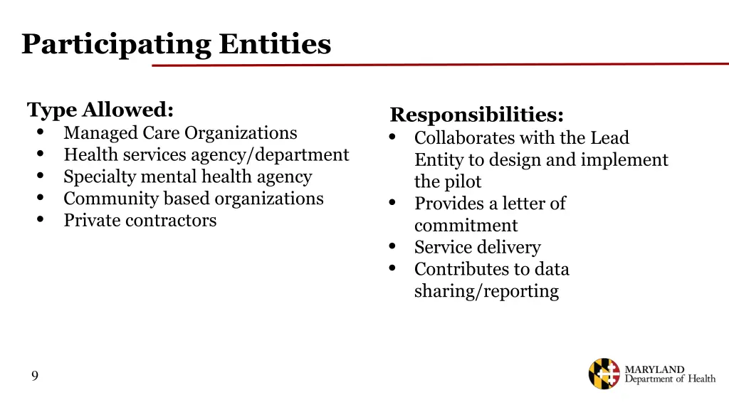 participating entities