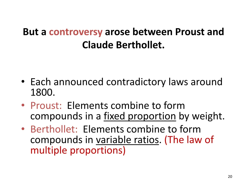but a controversy arose between proust and claude