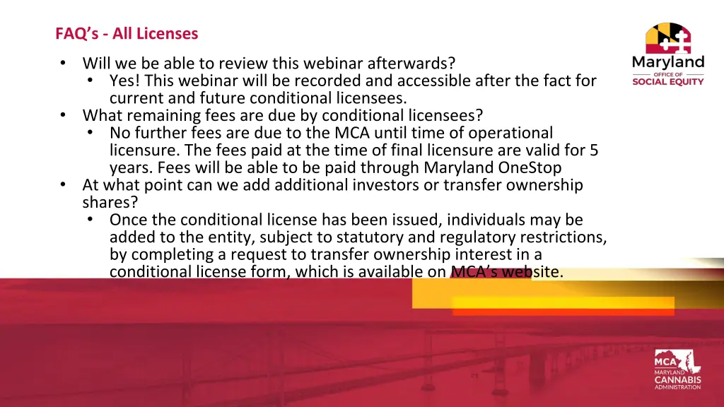 faq s all licenses