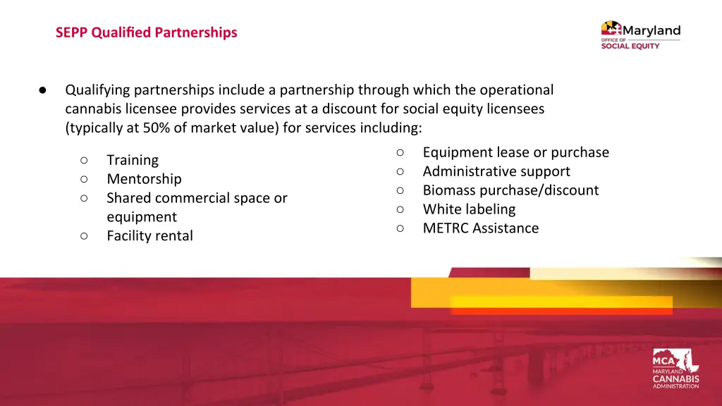 sepp qualified partnerships