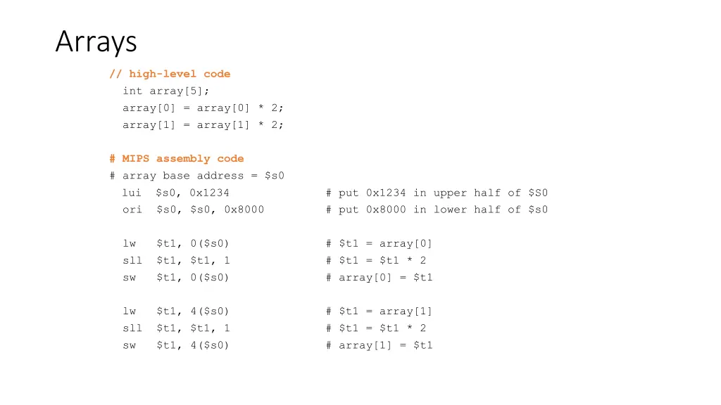 arrays 2