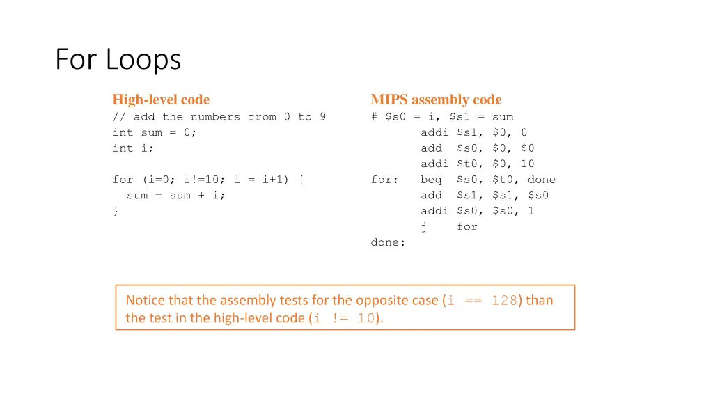 for loops 1
