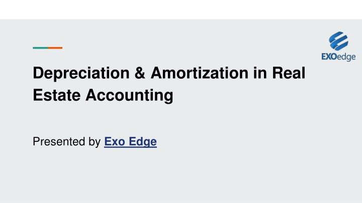 depreciation amortization in real estate