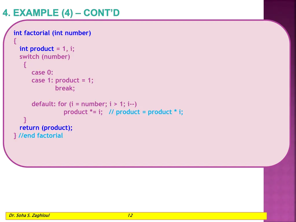 4 example 4 cont d
