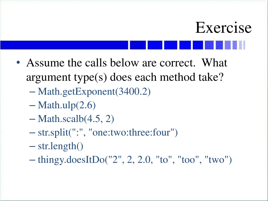 exercise 2