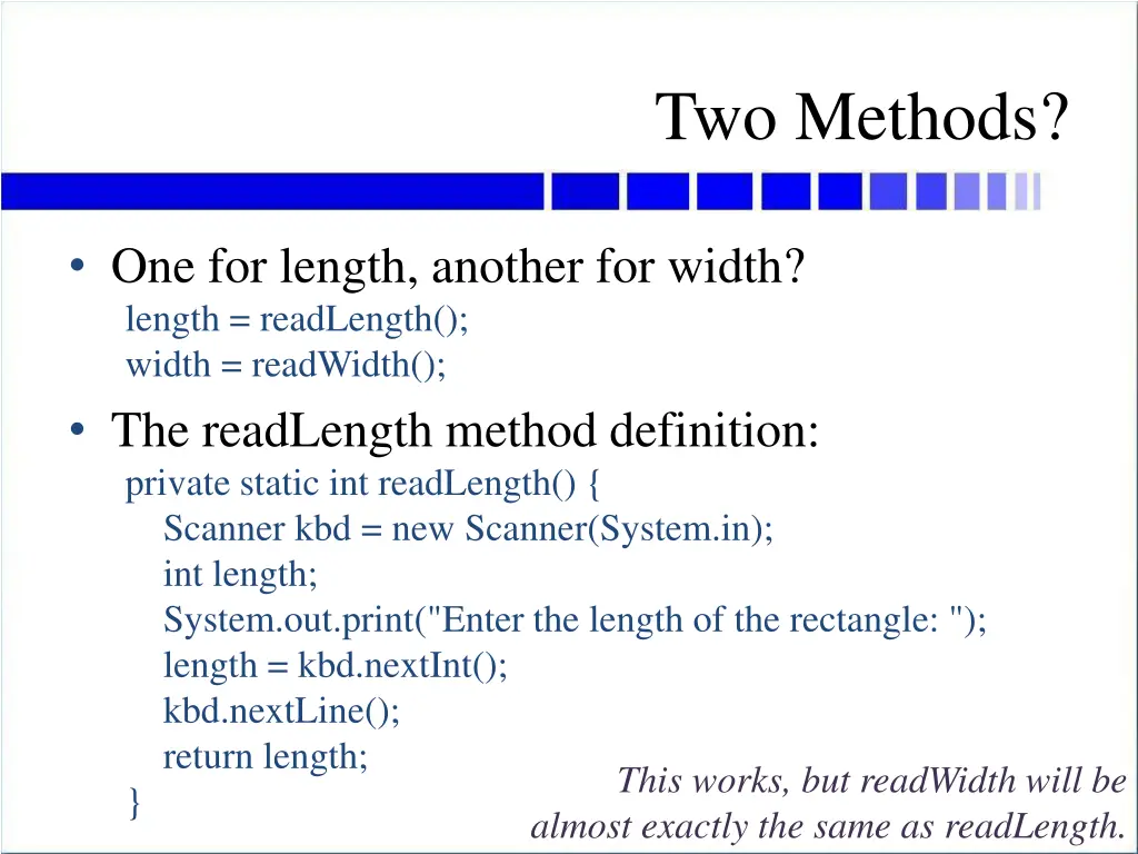 two methods