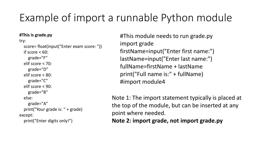 example of import a runnable python module