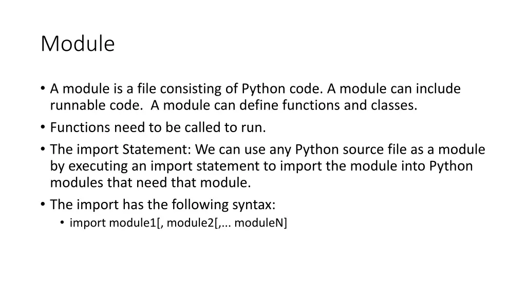 module